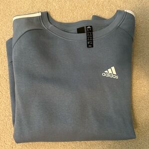 Adidas women’s crewneck / size medium / light blue grey color